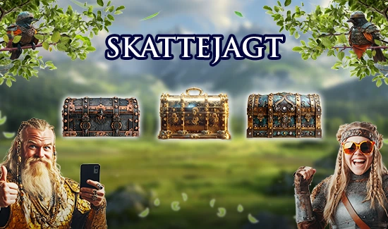 TAG MED PÅ SKATTEJAGT OG VIND